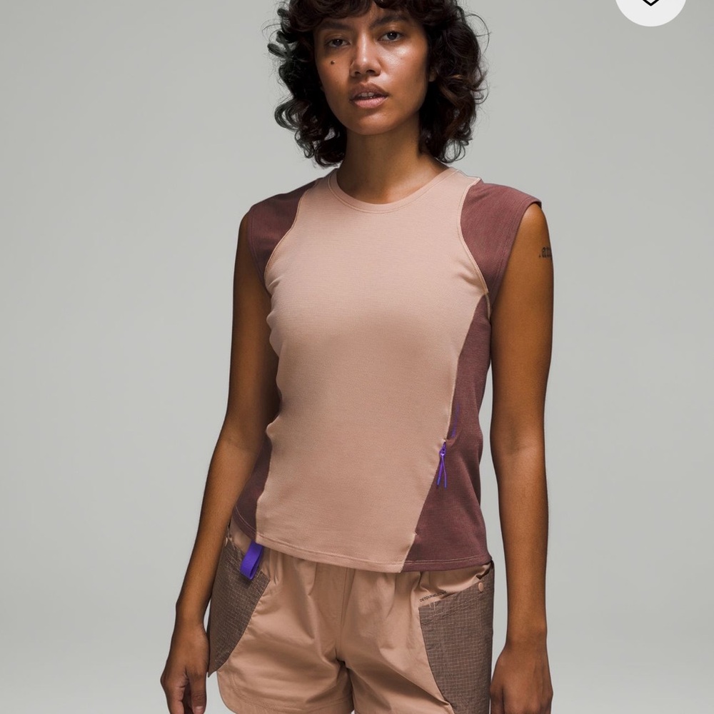 Lululemon cap sleeve hiking tank